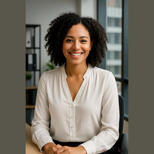 Women's Karen Kane White/Cream Blouse Size L